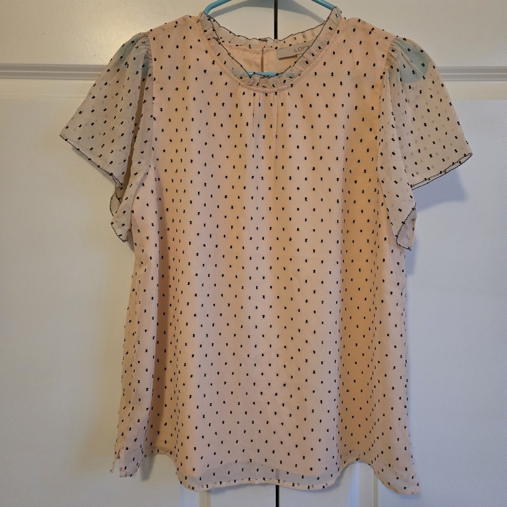 Loft Polka Dot Blouse